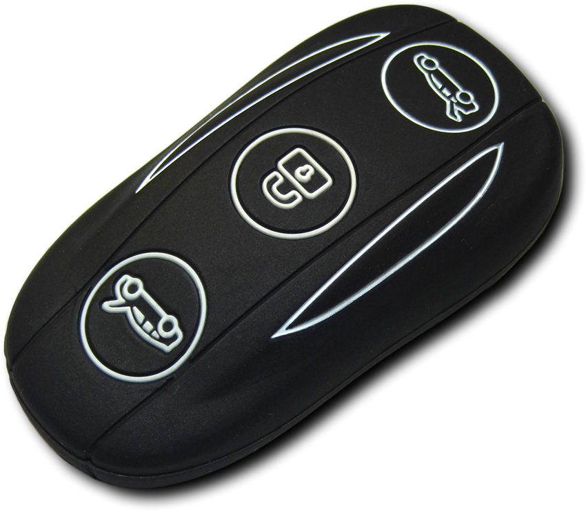 Tesla Model X Black Silicone Fobpocket - Input Device Clipart (1000x1000), Png Download