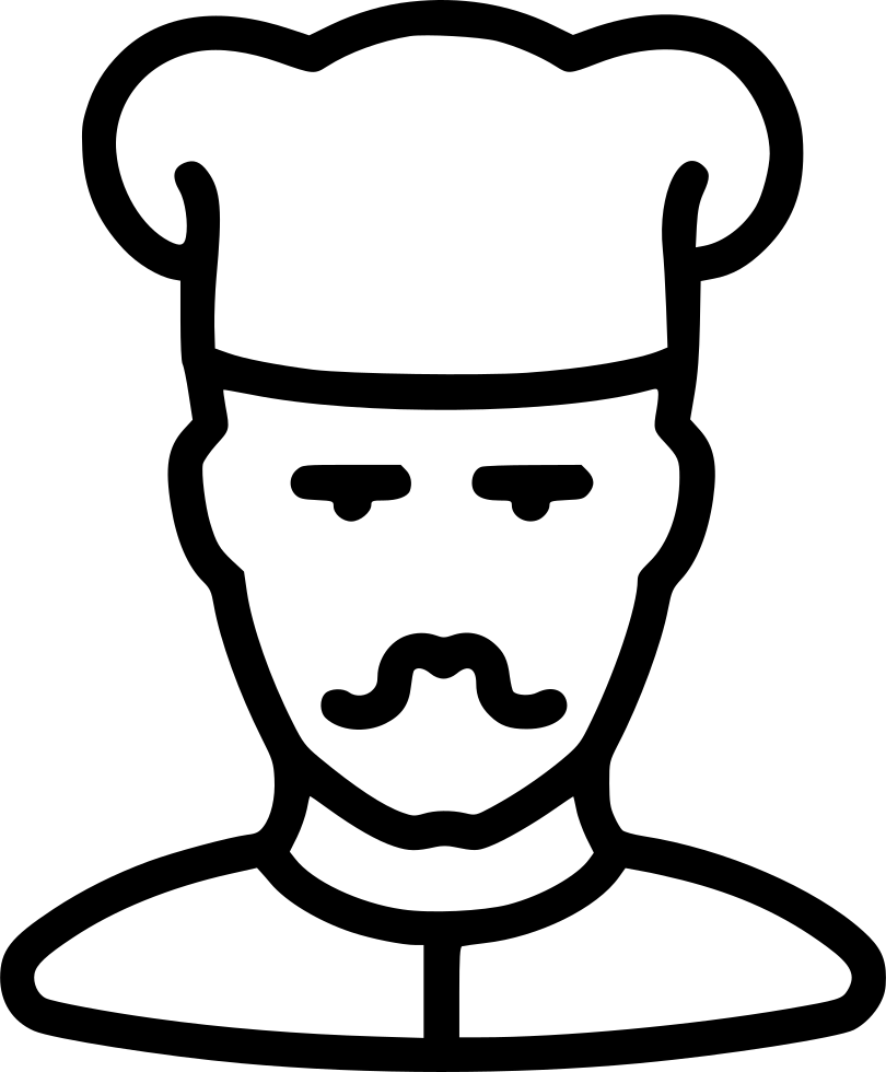 Cook Human Avatar Mustache Png Icon Free - White Icon Einstein Png Clipart (810x980), Png Download