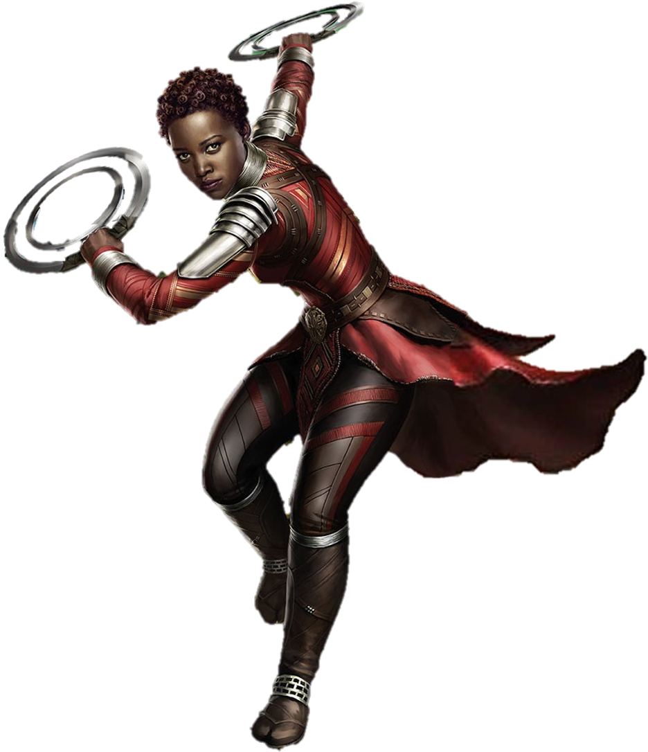 1024 X 1125 9 - Black Panther Movie Nakia Png Clipart (1024x1125), Png Download