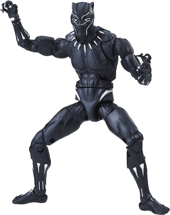 Marvel Legends Black Panther Wave 1 Clipart (1296x730), Png Download