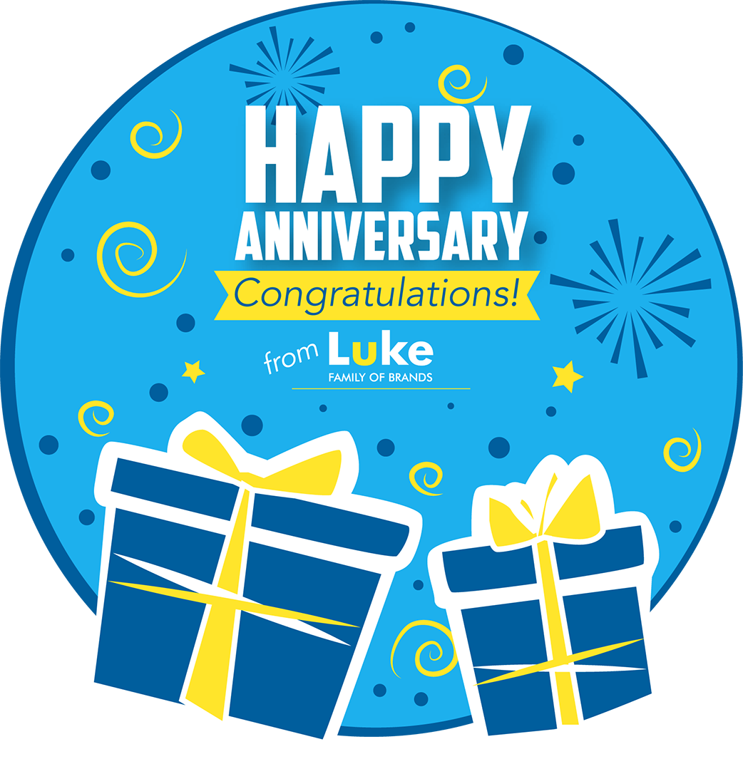 Happy Anniversary From Luke Oil Gift Card Clipart (1042x1065), Png Download