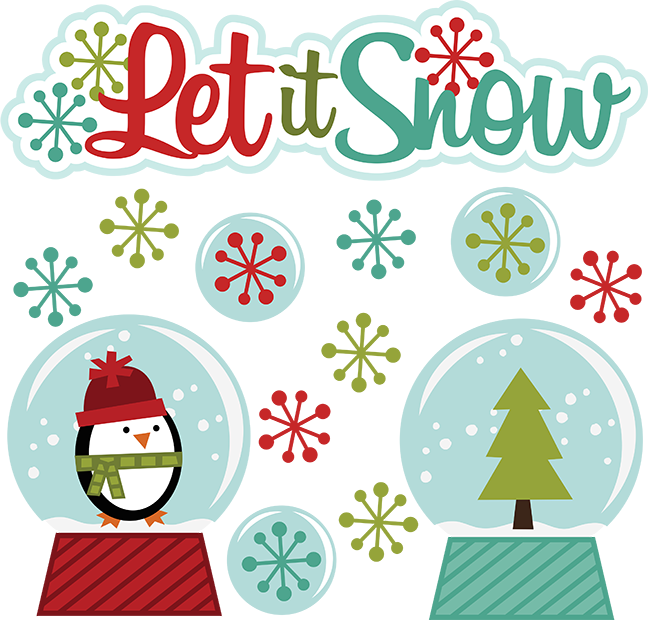 Let It Snow Winter Clipart - Clip Art Winter Carnival - Png Download (648x620), Png Download