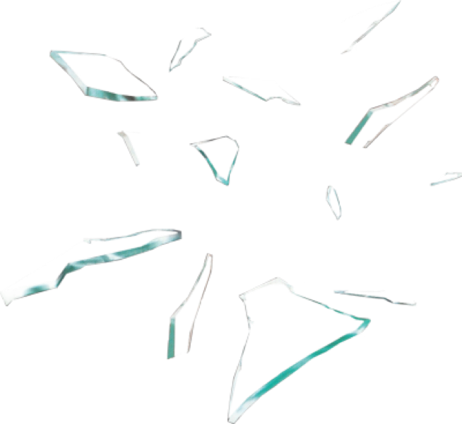Glass-broken - Cracked Glass Png Transparent Clipart (654x601), Png Download