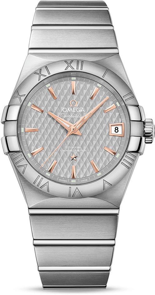 Constellation Omega Co-axial 38 Mm - Omega 123.10 38.21 06.002 Clipart (800x1100), Png Download