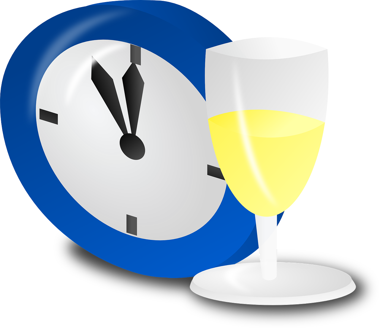 New Year's Day New Year's Eve Computer Icons Chinese - New Year's Clipart Transparent - Png Download (750x750), Png Download