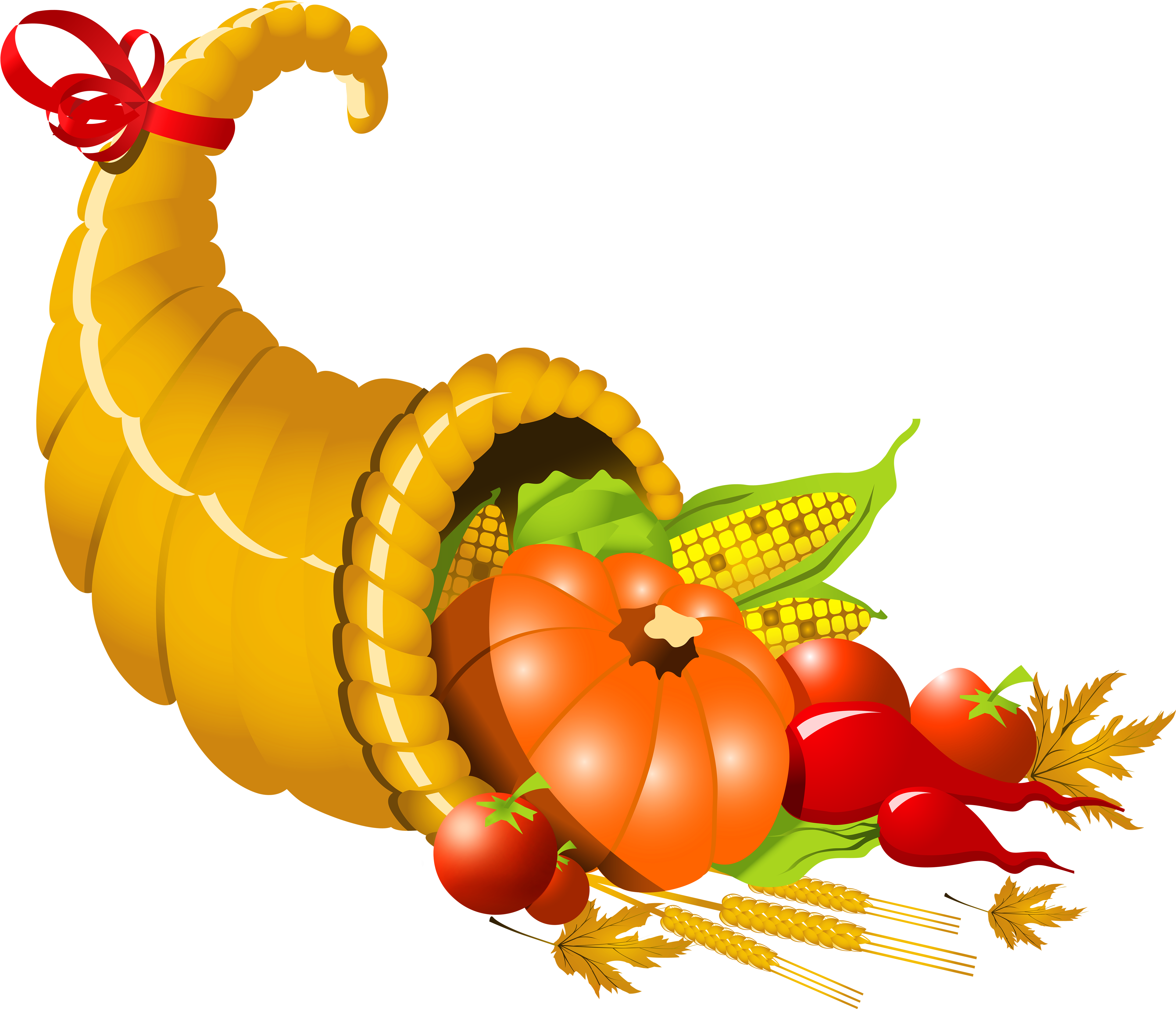 Cornucopia Png Clipart (5200x4513), Png Download