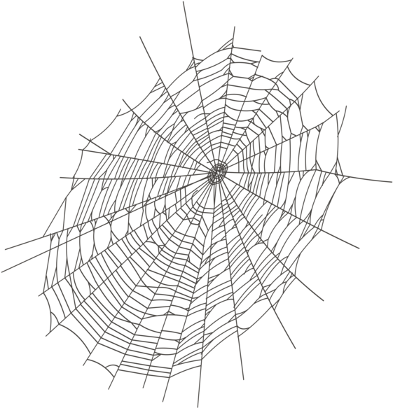 579 X 600 21 - Halloween Spider Web .png Clipart (579x600), Png Download