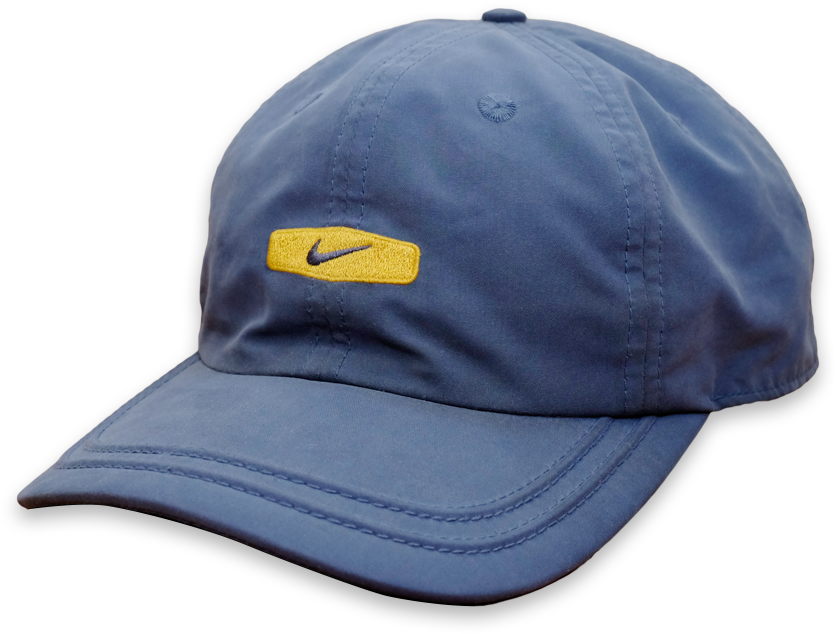 Vintage Nike Strapback Cap With Swoosh Logo Embroidery Clipart (836x634), Png Download