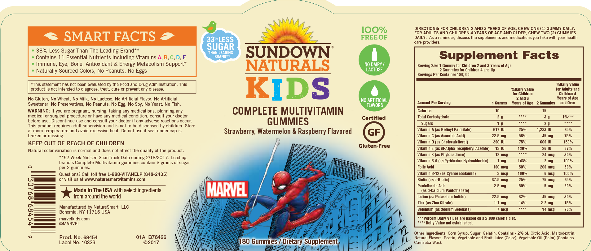 Spider-man Complete Multivitamin Gummies - Spider-man Clipart (2027x811), Png Download