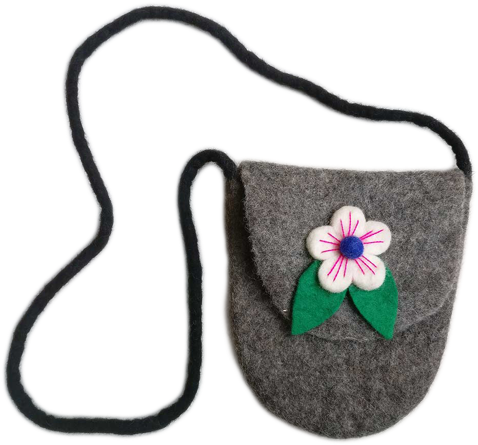 Cute Felt Bag - Wristlet Clipart (1000x1000), Png Download