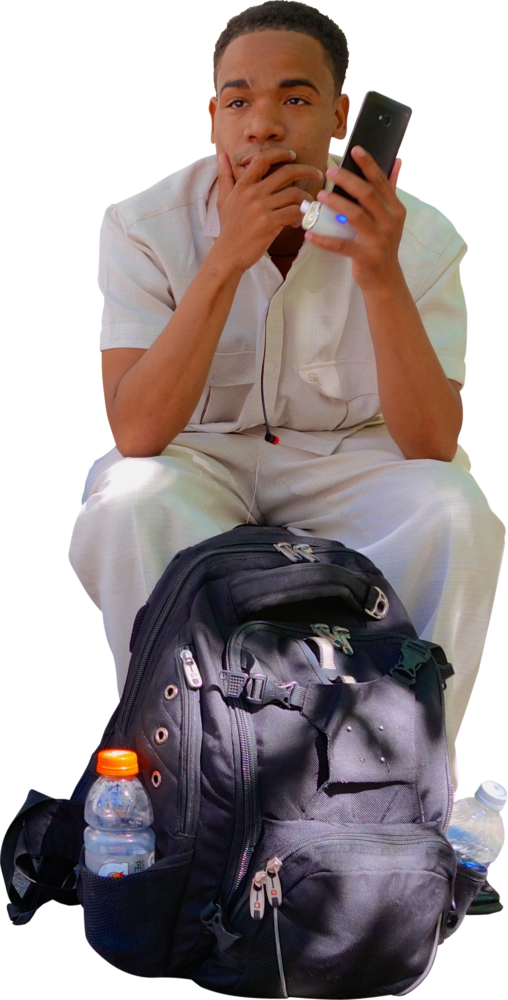 Download - Sitting Clipart (1017x2000), Png Download