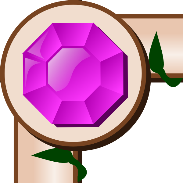 Map Ivy Border Corner Png Clipart (600x600), Png Download