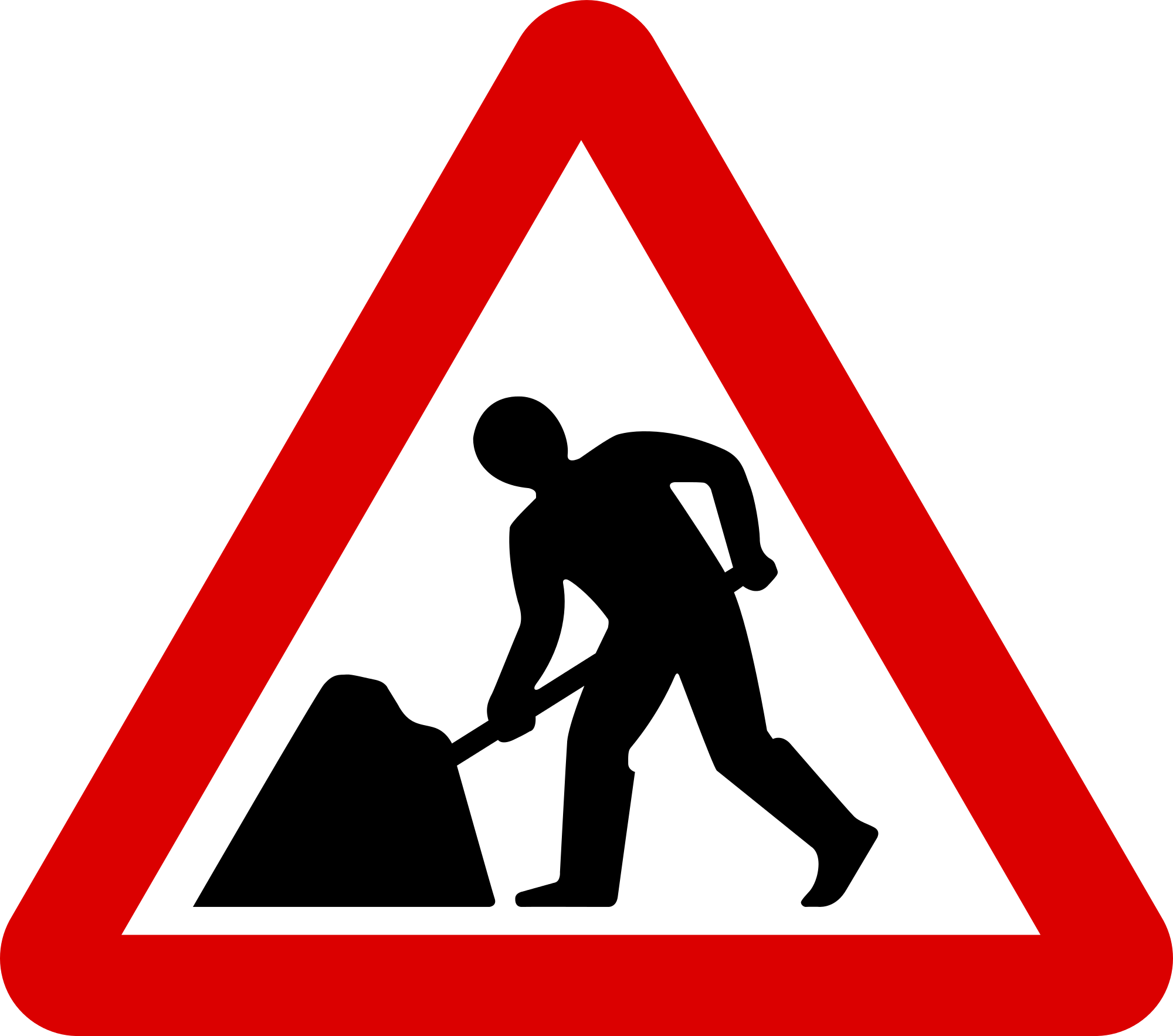 Warning Sign Png - Waterloo, London Clipart (2000x1766), Png Download