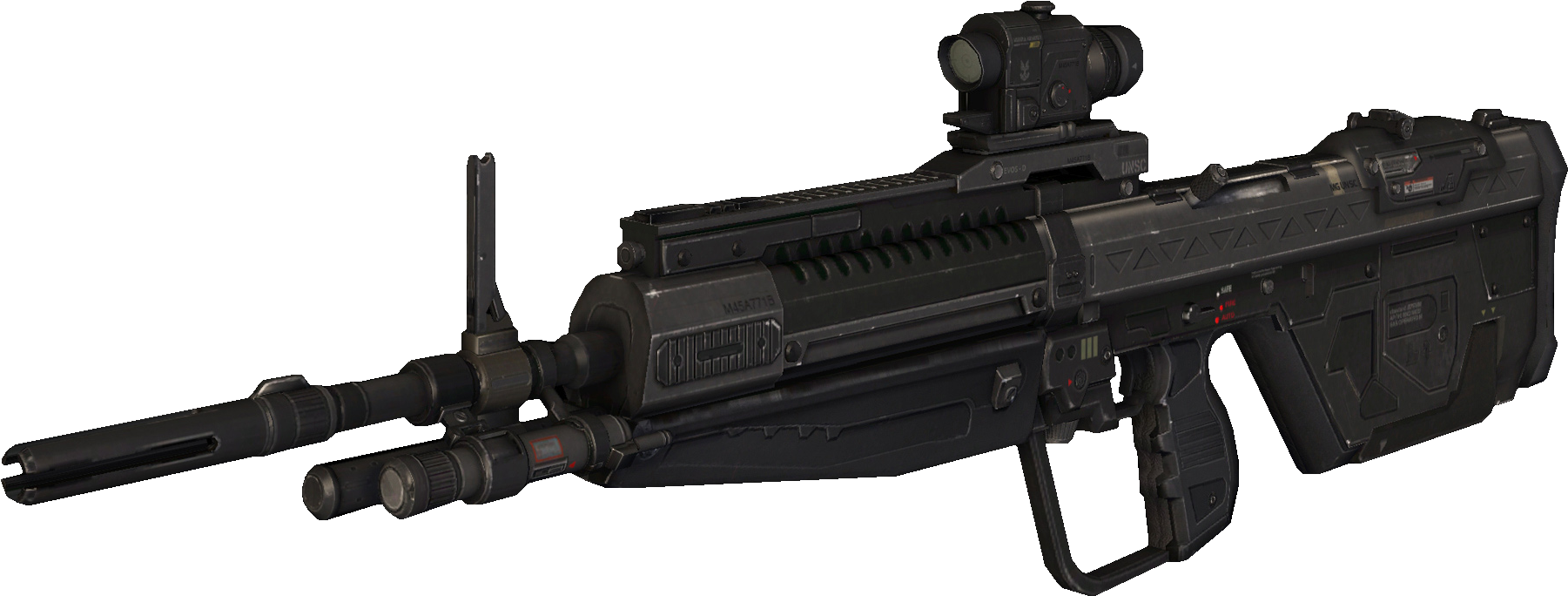 Machine Gun Clipart Profile - Png Download (1801x684), Png Download