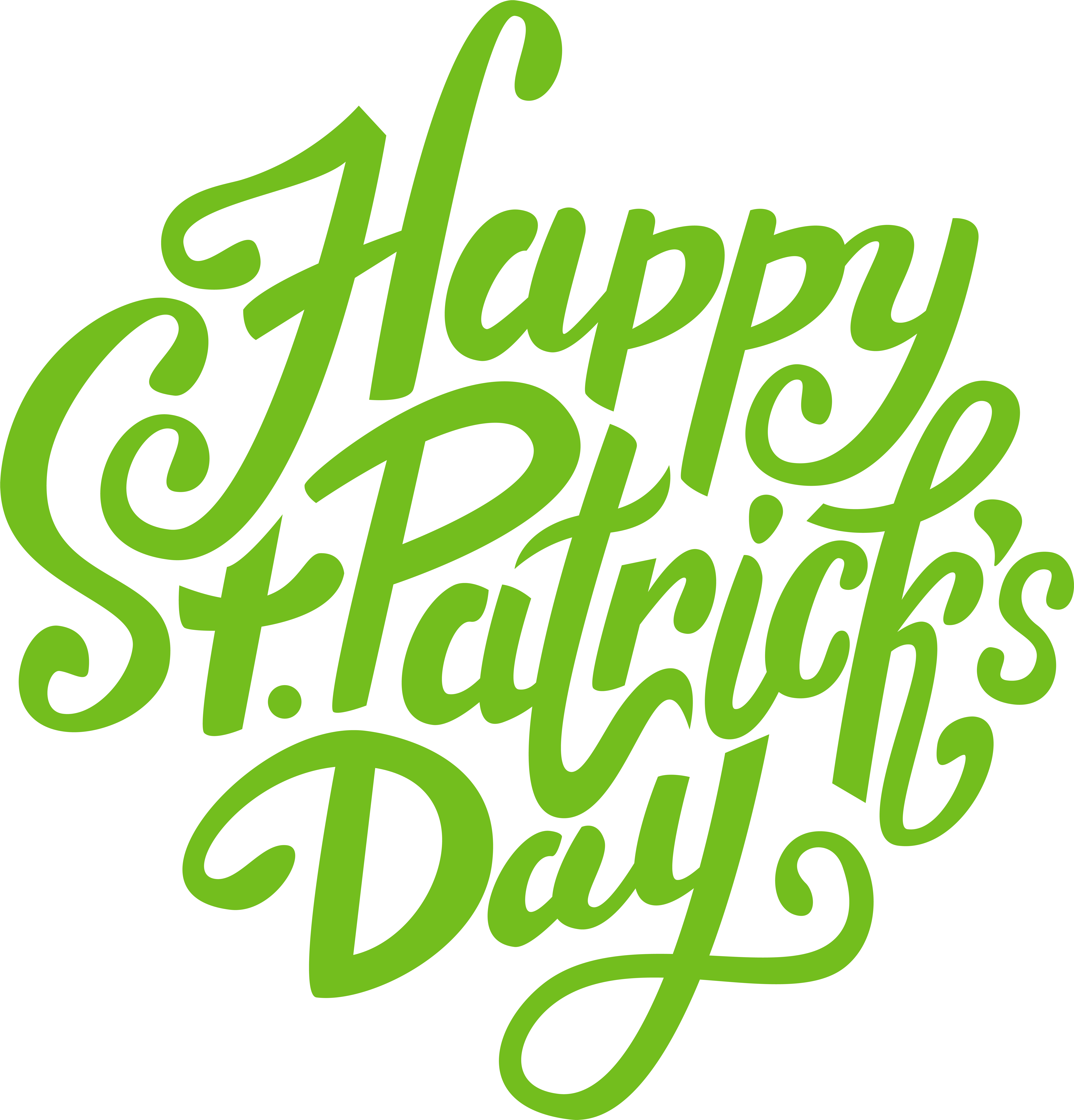 Happy Patrick S Clip Art Image Gallery - Png Download (7672x8000), Png Download