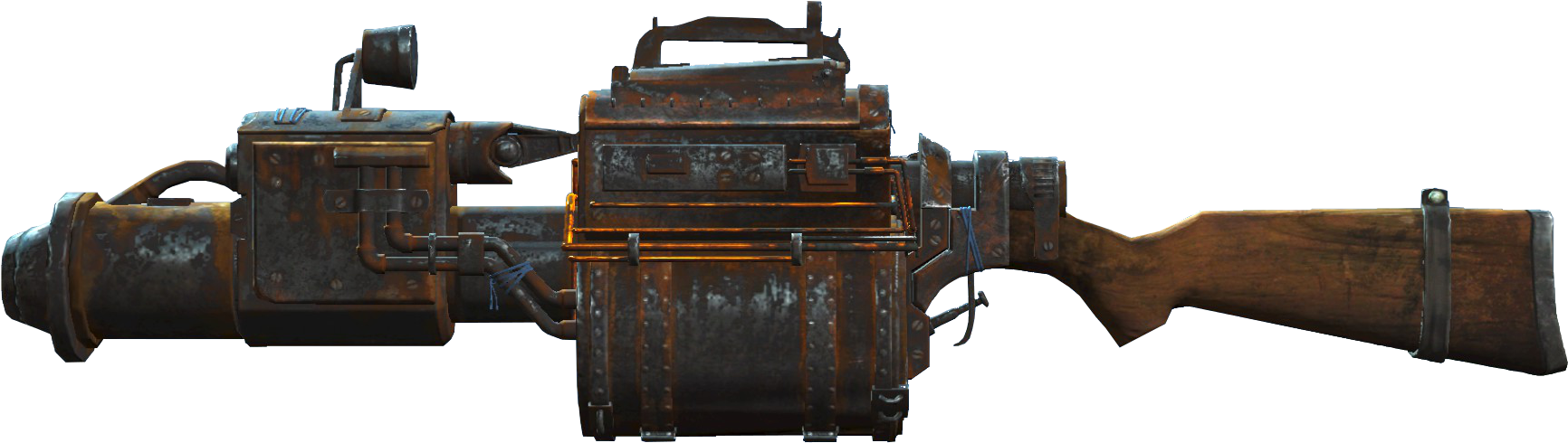 Railway Rifle - Railway Rifle Fallout 4 Clipart (1847x754), Png Download