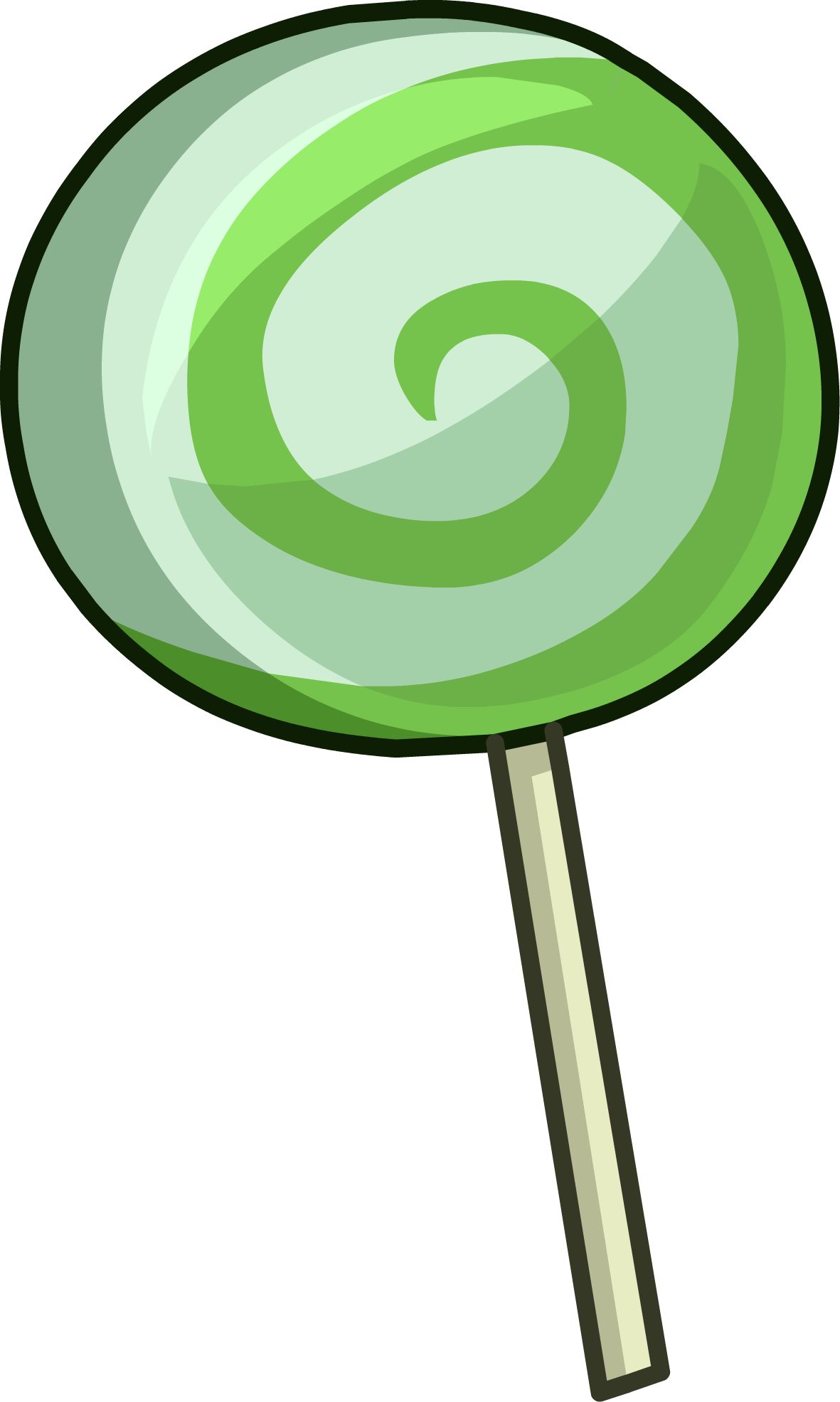 Clip Art Free Stock Clipart Free On Dumielauxepices - Green Lollipop Clip Art - Png Download (1181x1971), Png Download