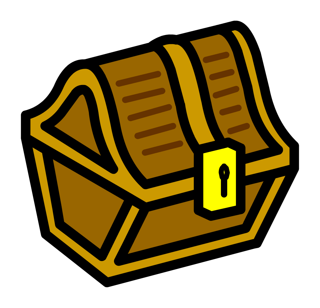 Chest Png - Closed Animated Treasure Chest Clipart (1044x1004), Png Download