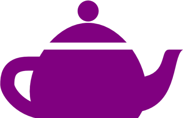 Kettle Clipart Purple - Png Of Teapot In Brown Colors Transparent Png (640x480), Png Download