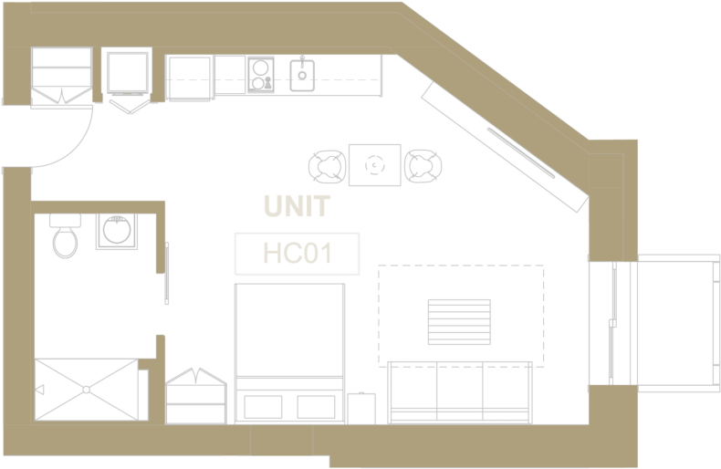 Inside Are All The Modern Amenities You Need - Floor Plan Clipart (1024x989), Png Download