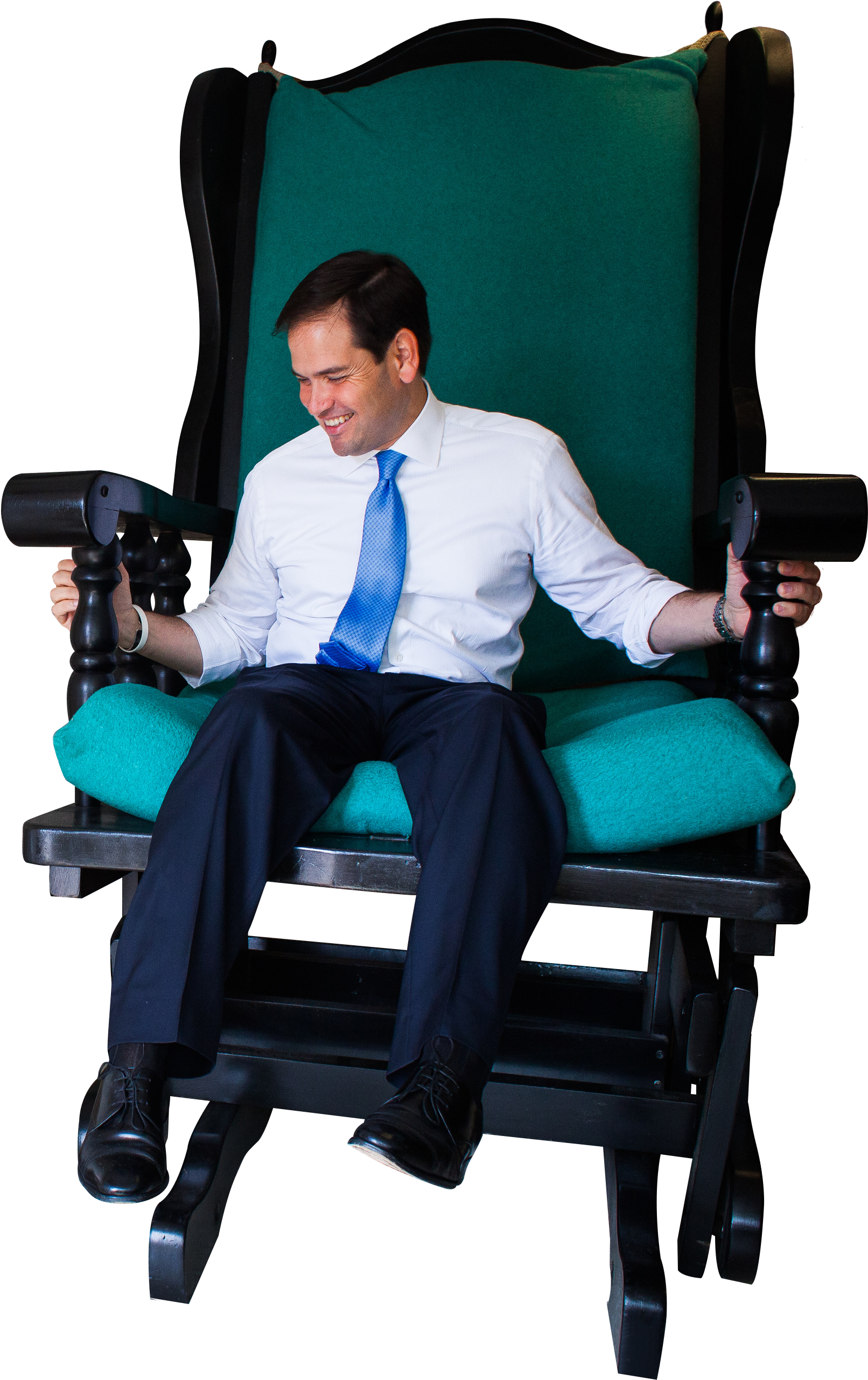 Personmini Marco Rubio - Kid Sitting In Giant Chair Clipart (2500x3019), Png Download