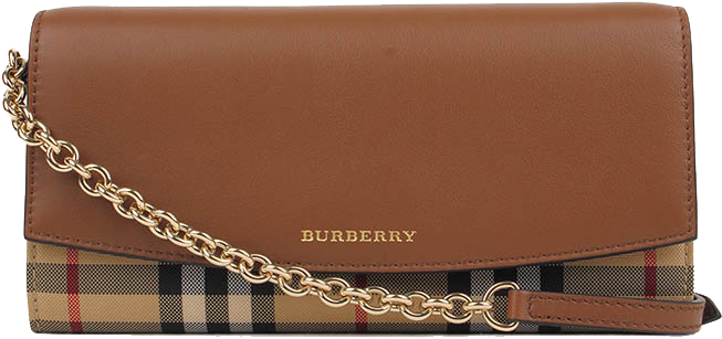 Burberry Handbags Chain Leather Watch Wallet Handbag - Burberry Clipart (750x750), Png Download
