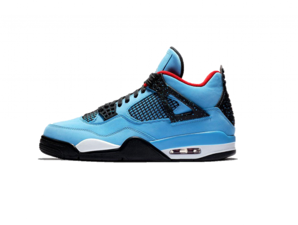 Air Jordan 4 Cactus Jack Travis Scott - Cactus Jack Jordan 4 Clipart (1024x1024), Png Download