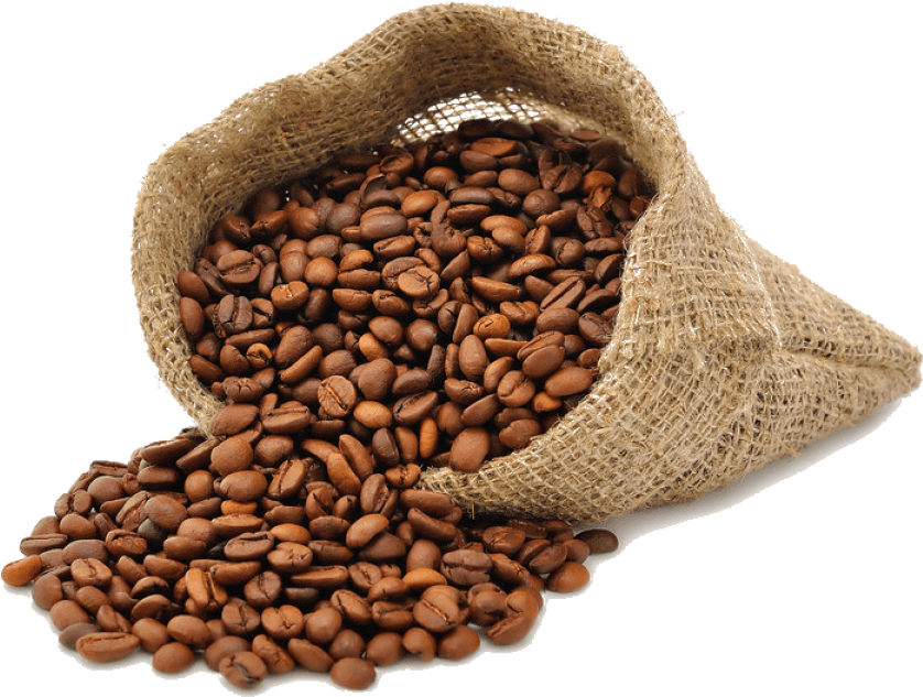 Free Png Download Coffee Beans Png Images Background - Transparent Background Coffee Bean Png Clipart (850x641), Png Download