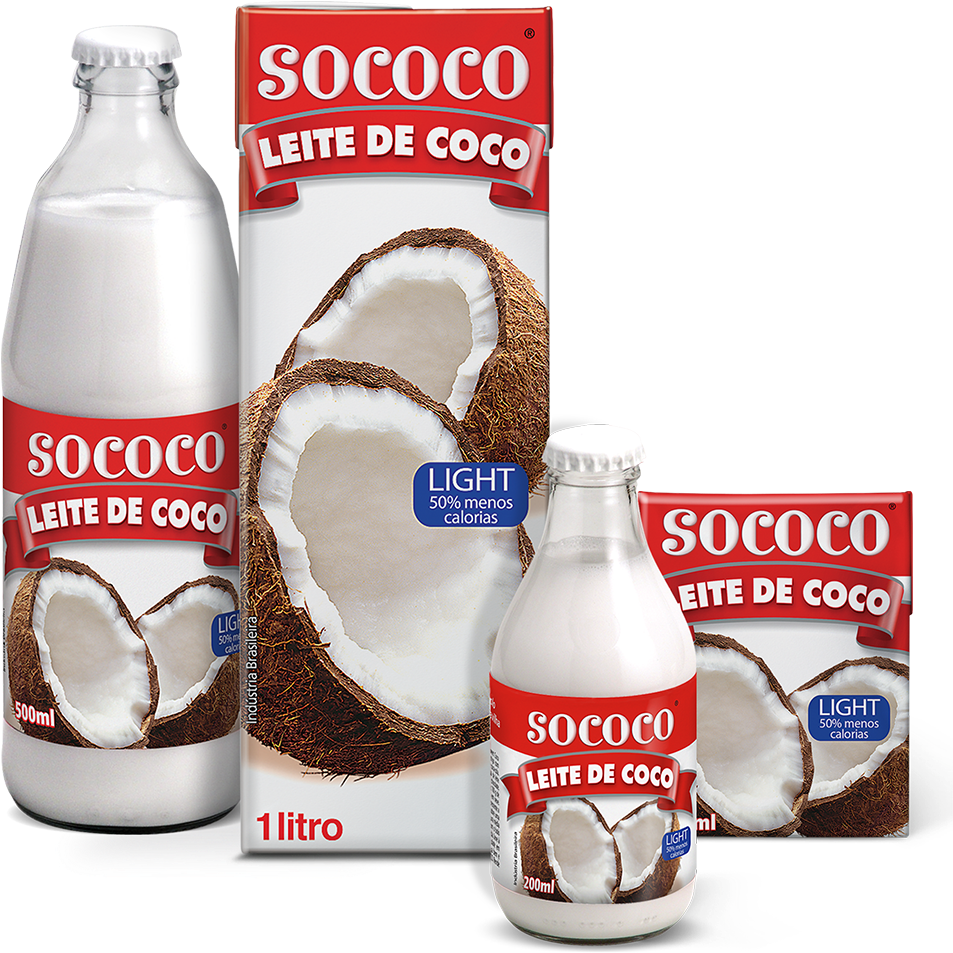 Familia Leite De Coco Light - Sococo Leche De Coco Clipart (1000x1000), Png Download