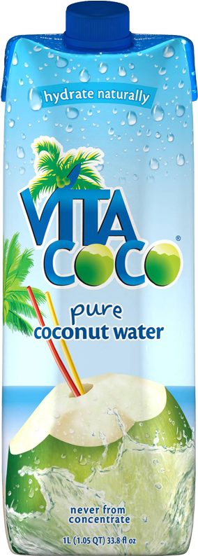 Vita Coco Natural - Vita Coco Coconut Water Clipart (600x800), Png Download