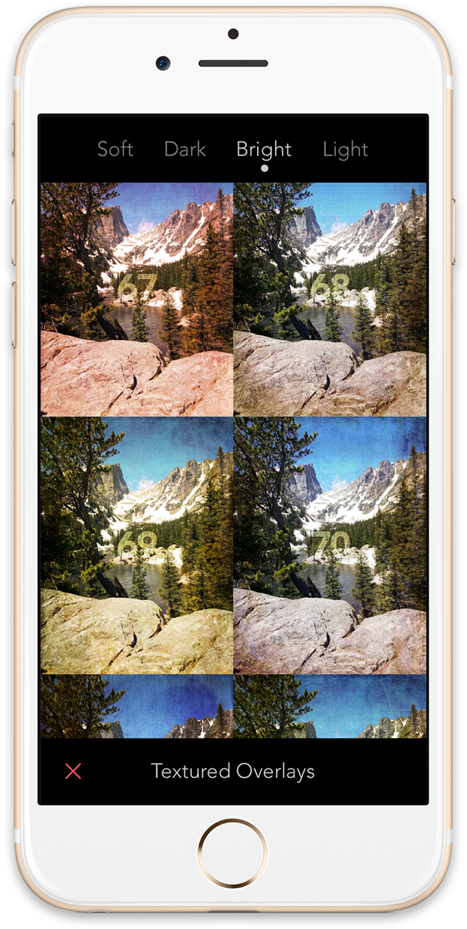 Over 150 Vintage Film Grains And Overlays - Mountain River Clipart (681x1353), Png Download
