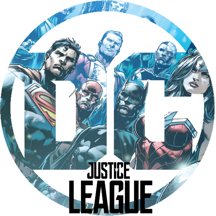 Dc Logo For Justice League - Dc Comics Justice League Logo Clipart (894x894), Png Download