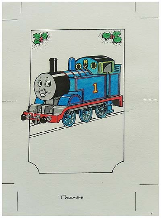 Thomas Christmas Portrait - Locomotive Clipart (700x700), Png Download