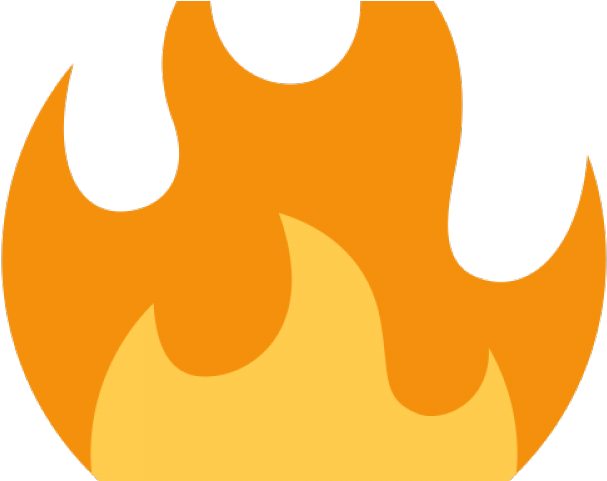 Hand Emoji Clipart Flame - Png Download (640x480), Png Download