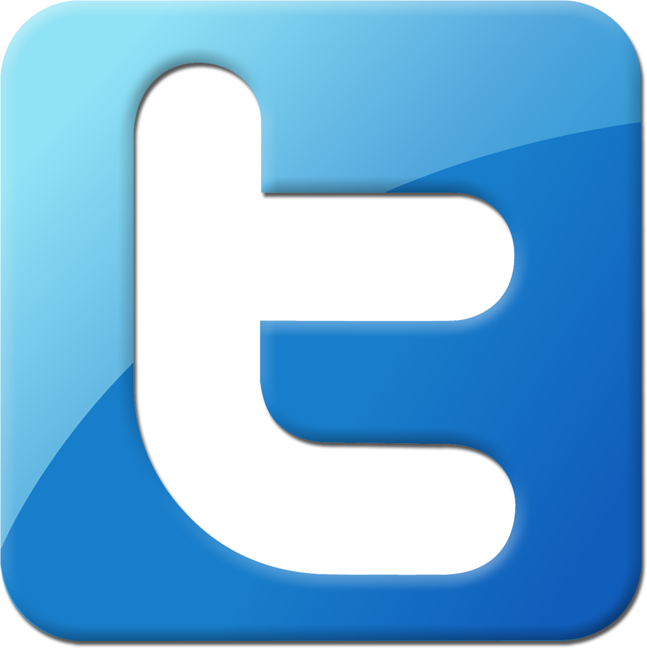 Twitter Logo Emblem - Png Format Twitter Png Logo Clipart (1300x1300), Png Download