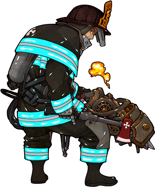 Fire Force 4 Clipart (608x808), Png Download