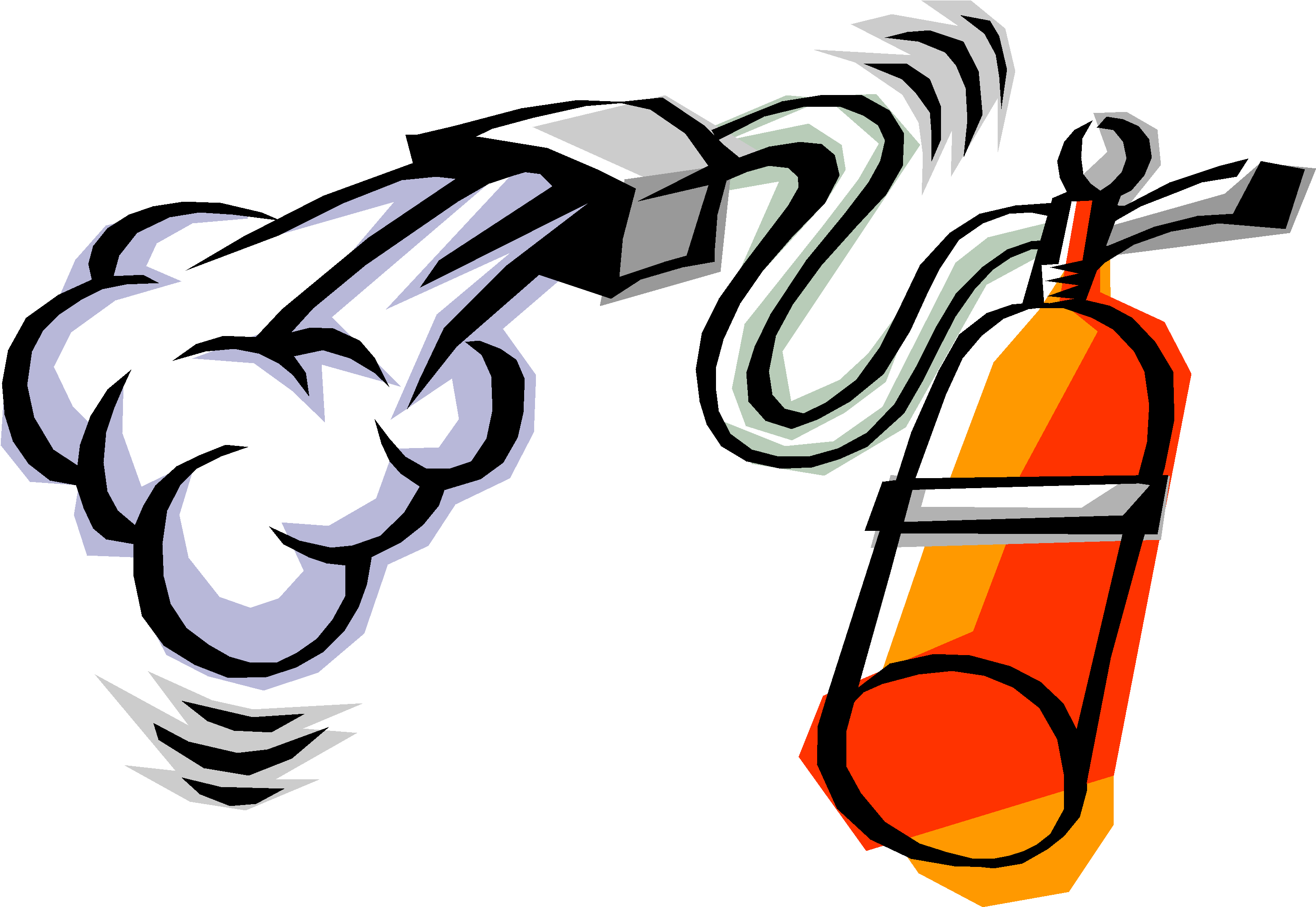 Fire Extinguisher Icon Gif - Fire Hazards In Laboratory Clipart (3018x2081), Png Download