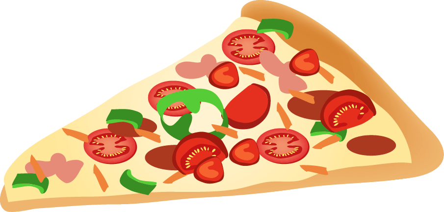 Pizza Slice Clipart Pizza Slice Clipart Transparent - Pizza Slice Clipart Png (905x432), Png Download