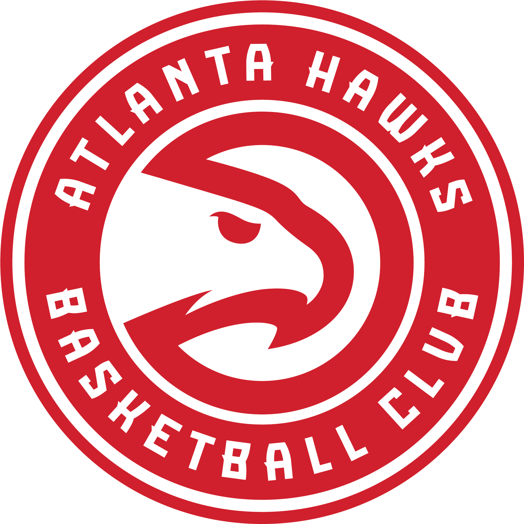 Atlanta Hawks Logo - Atlanta Hawks Logo 2017 Clipart (1840x1879), Png Download