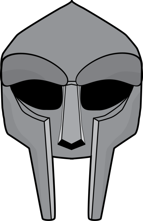 Mf Doom Png - Mf Doom Mask Cut Out Clipart (484x750), Png Download