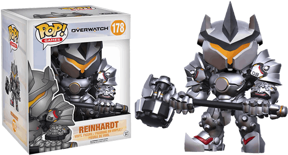 1 Of - Funko Pop Overwatch Reinhardt Clipart (600x600), Png Download