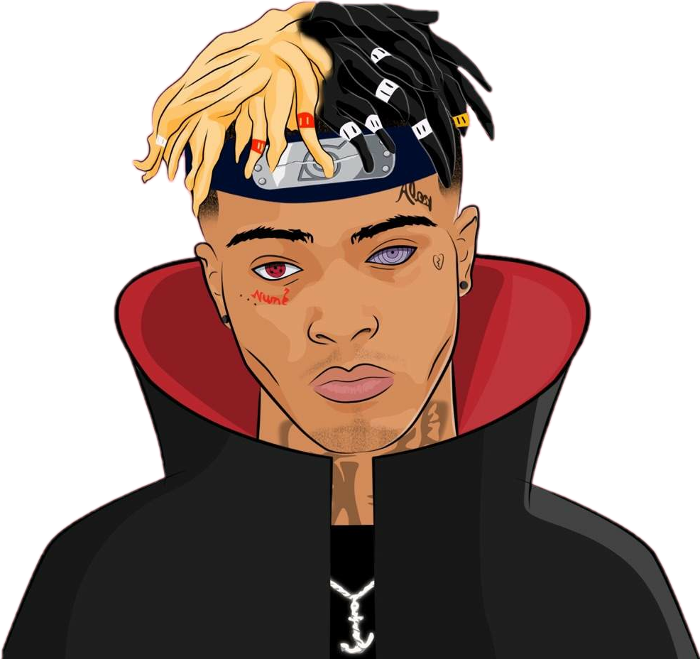 Xxx Rip X Xxxtentacionedit Hiphop Legend - Xxxtentacion Cartoon Clipart (986x928), Png Download
