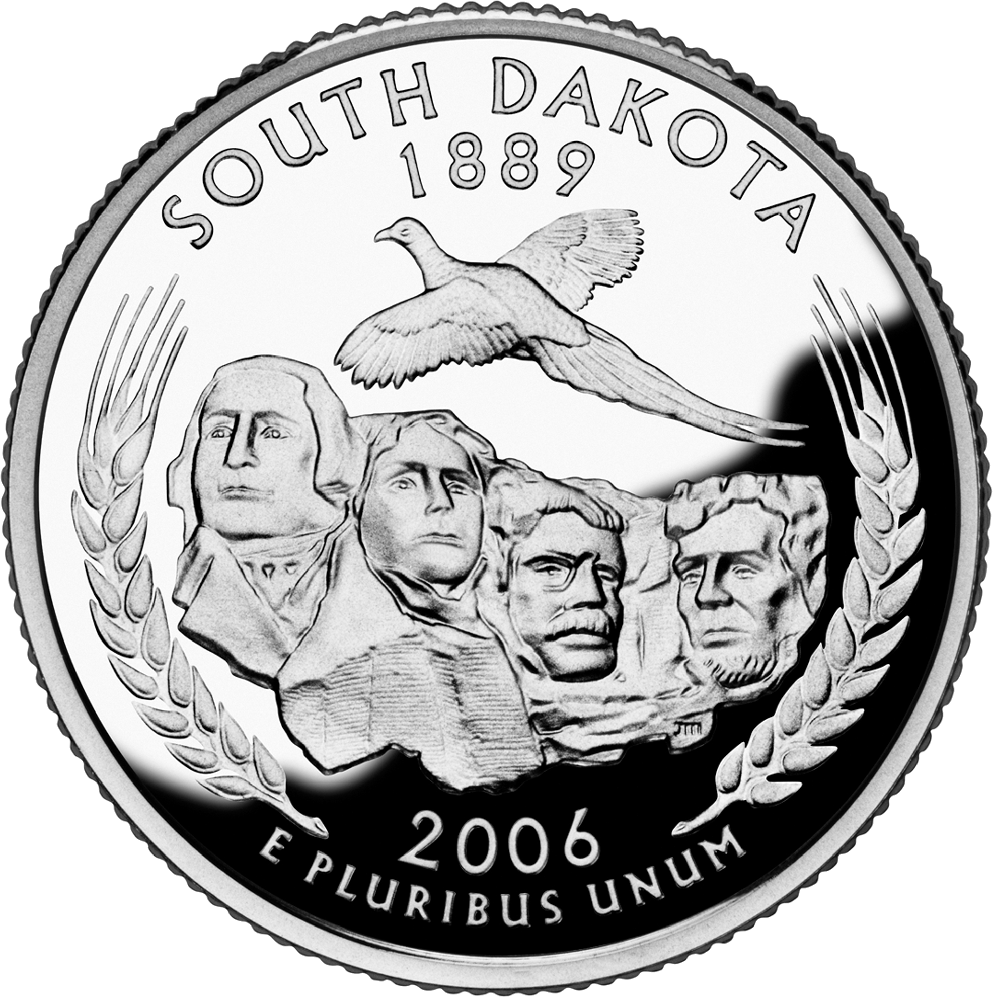 South Dakota Quarter 1,973×1,980 Pixels - South Dakota Quarter 2006 Clipart (1973x1980), Png Download