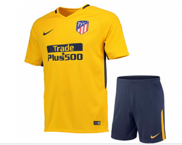 Away Atletico Madrid 2017 18 Kit Clipart (600x600), Png Download