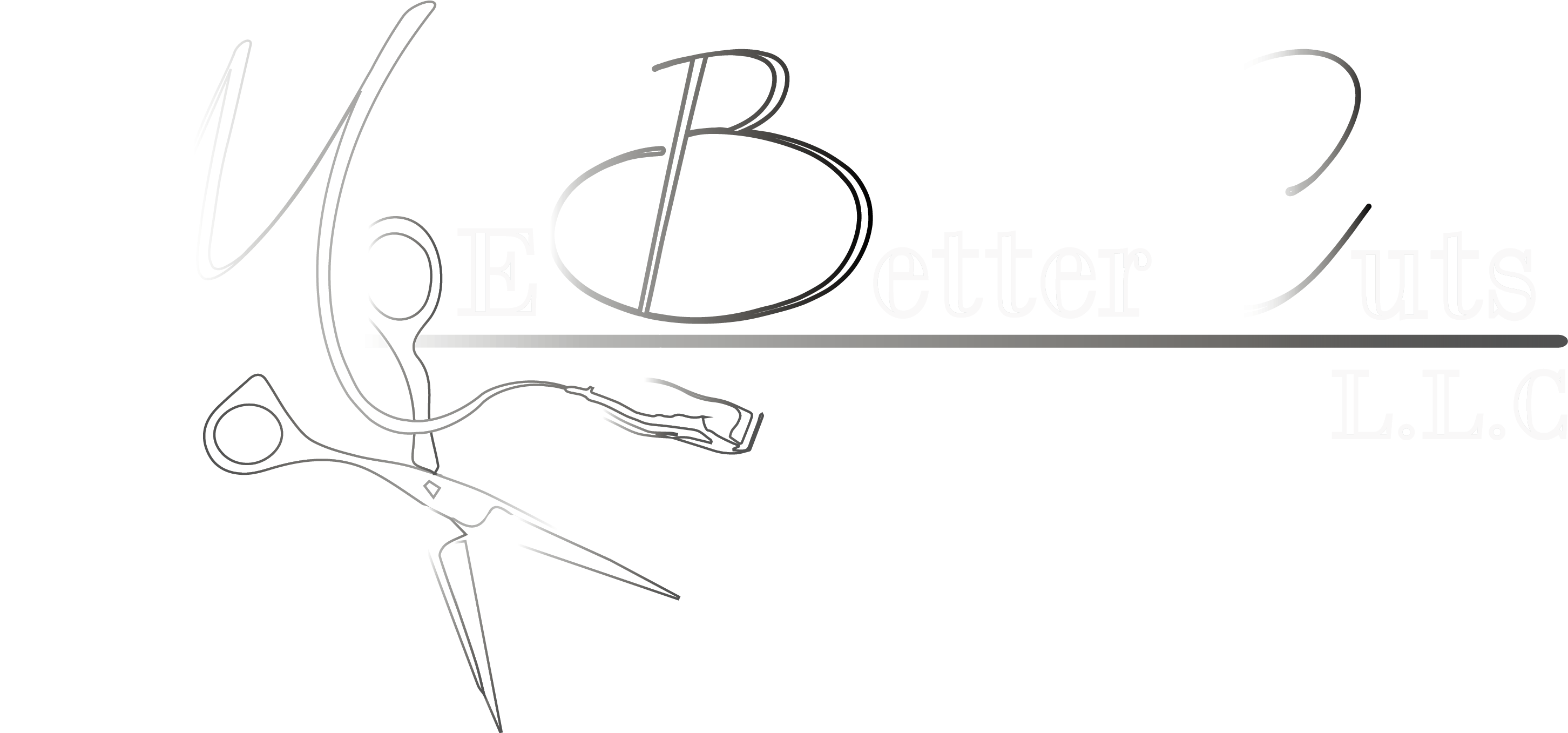 Moe Better Cuts Logo - Graphic Design Clipart (2910x1356), Png Download