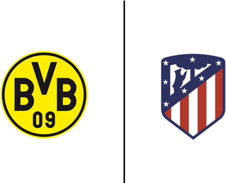 Dortmund Vs Atletico Madrid Clipart (600x600), Png Download