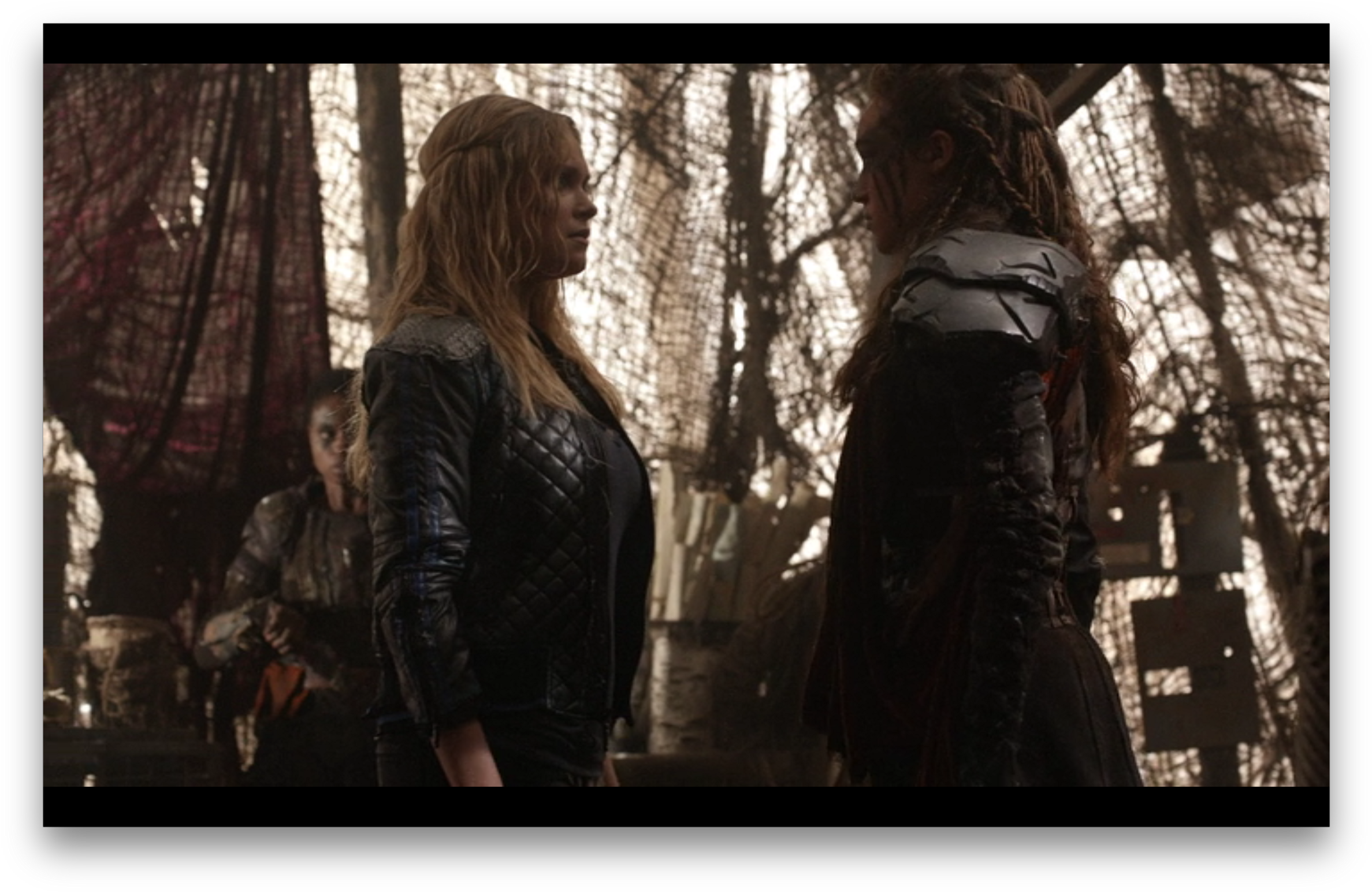 Clarke And Lexa Meet In Long Into An Abyss - Lexa Clipart (2400x1564), Png Download