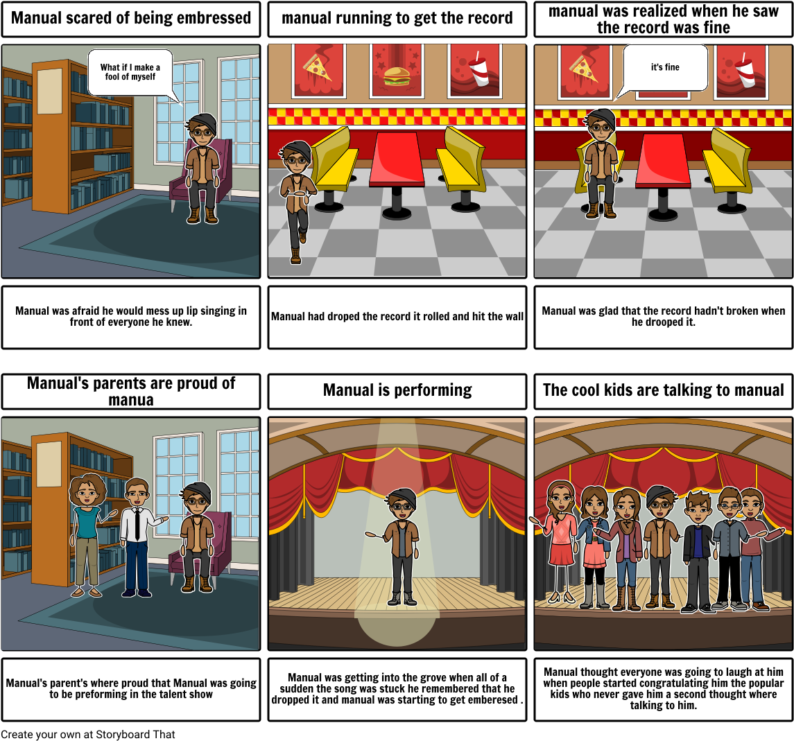 Manual Story - Poster Clipart (1164x1086), Png Download