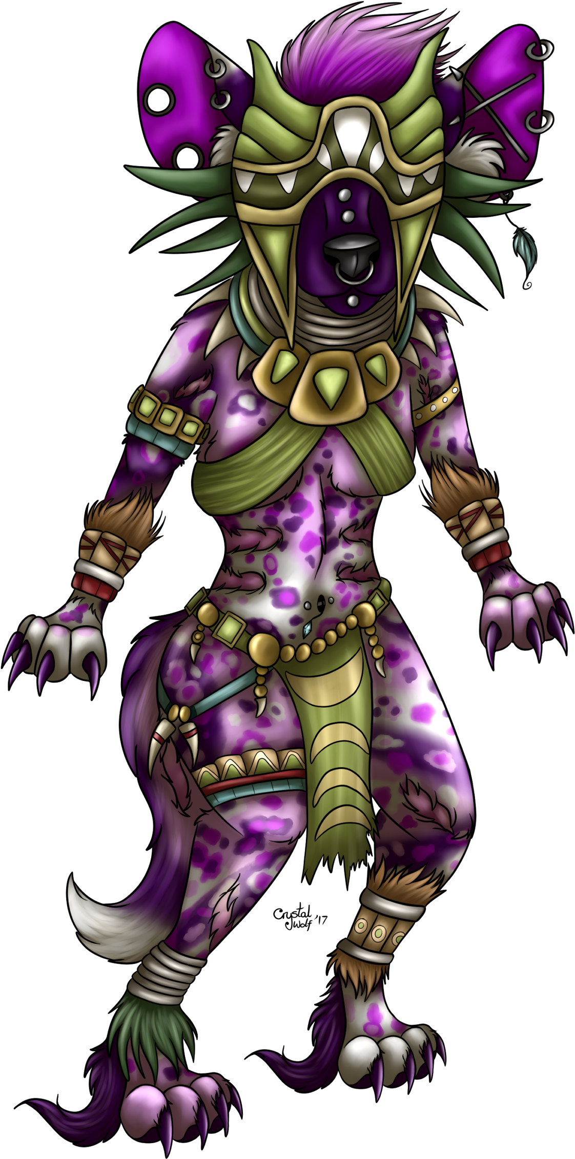 Witch Doctor Cosplay - Illustration Clipart (1409x2500), Png Download