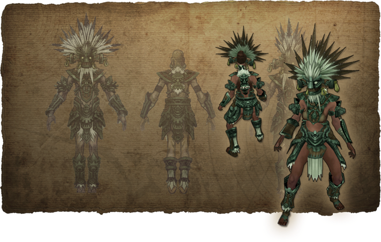 Witch Doctor Armor Set - Diablo 3 Witch Doctor Armour Sets Clipart (749x476), Png Download
